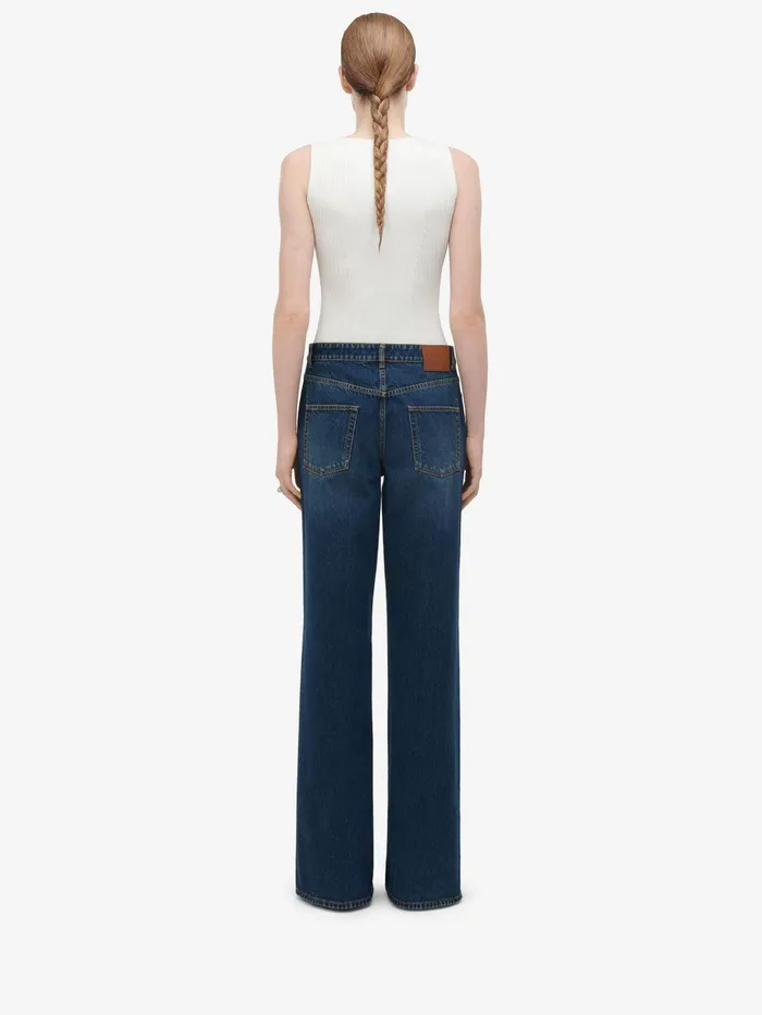 Women Knitwear Alexander McQueen Slashed Knit Top Ivory