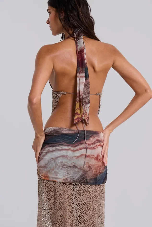 Women Kumina Hankerchief Plunge Top Jaded London Bikini Tops