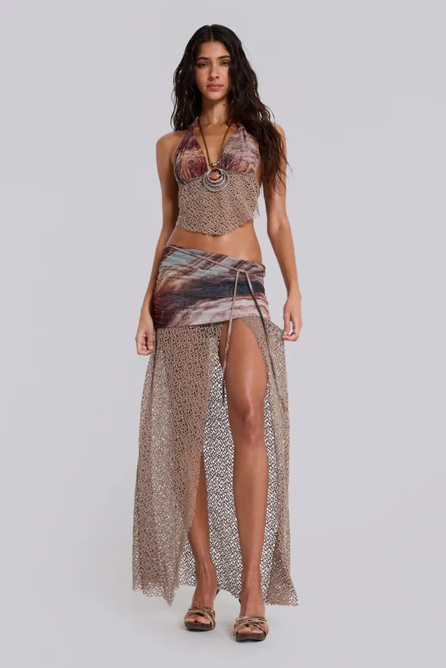 Women Kumina Hankerchief Plunge Top Jaded London Bikini Tops