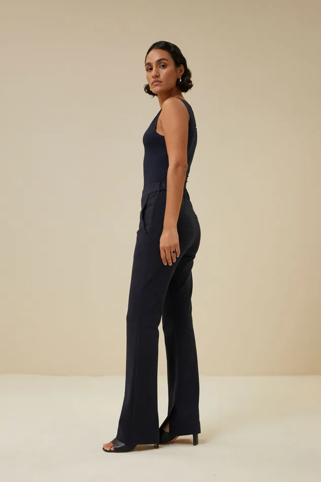Women Lace Singlet Dark Navy Bybar Tops and Shirts
