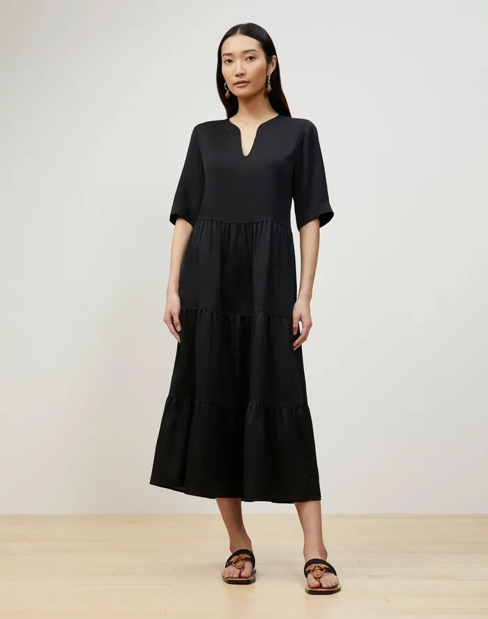 Women Lafayette 148 New York Dresses PlusSize Selma Dress In Carlisle Cloth Black Women Lafayette 148 New York Dresses PlusSize Selma Dress In Carlisle Cloth Black