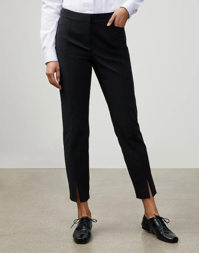 Women Lafayette 148 New York Pants and Shorts Fundamental BiStretch Ankle Waldorf Slim Pant Black Women Lafayette 148 New York Pants and Shorts Fundamental BiStretch Ankle Waldorf Slim Pant Black