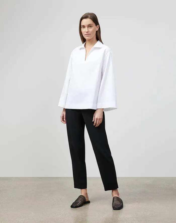 Women Lafayette 148 New York Pants and Shorts Murray Pant In Millennium Crepe Black