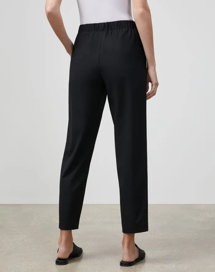 Women Lafayette 148 New York Pants and Shorts Murray Pant In Millennium Crepe Black
