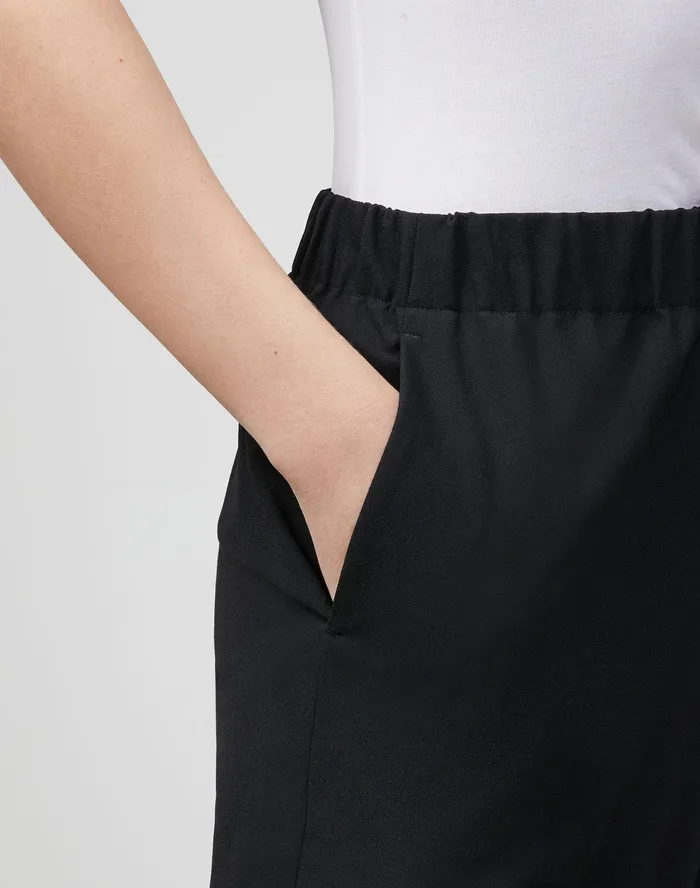 Women Lafayette 148 New York Pants and Shorts Murray Pant In Millennium Crepe Black
