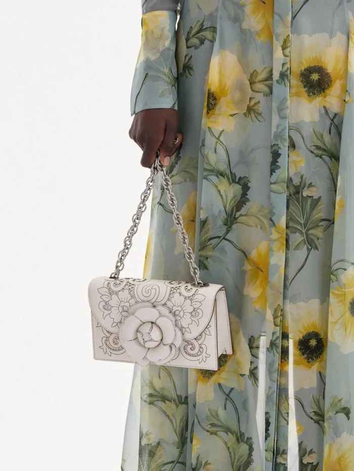 Women Laser Cut TRO Bag Ivory Oscar De La Renta Handbags Women Laser Cut TRO Bag Ivory Oscar De La Renta Handbags