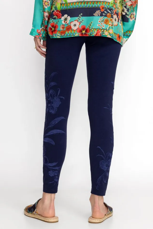 Women LIBBI TONAL LEGGING Blue Night Johnny Was Bottoms Women LIBBI TONAL LEGGING Blue Night Johnny Was Bottoms