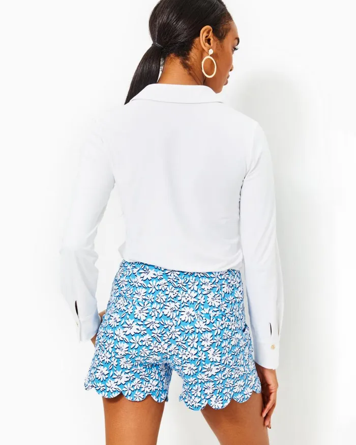 Women Lilly Pulitzer Bottoms 5034 Buttercup Mid Rise Short Roxie Pink Wave N Sea Women Lilly Pulitzer Bottoms 5034 Buttercup Mid Rise Short Roxie Pink Wave N Sea