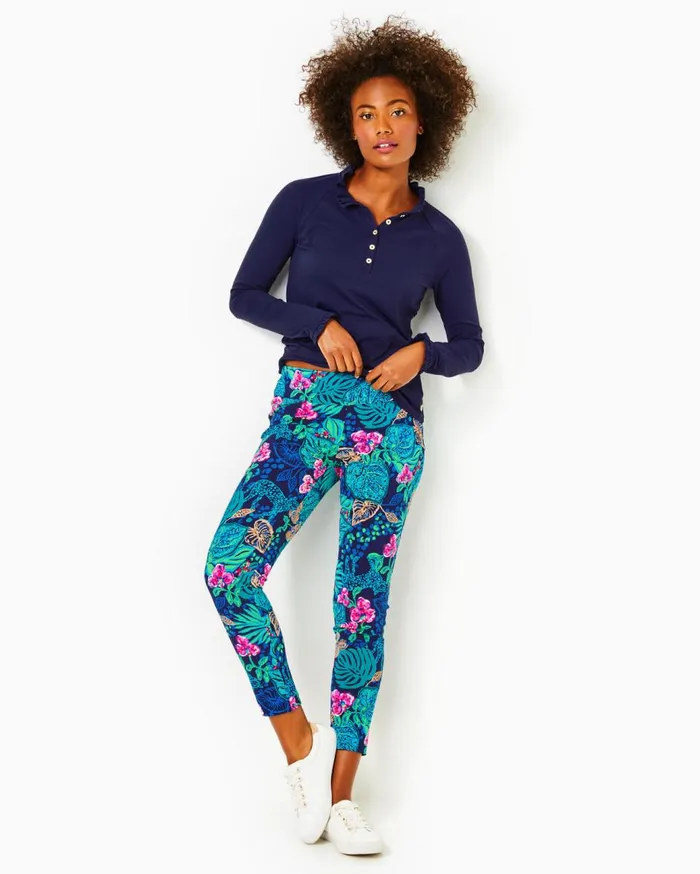 Women Lilly Pulitzer Bottoms UPF 50 Luxletic 28 Onyx
