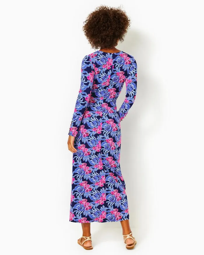 Women Lilly Pulitzer Dresses Bryson Maxi Dress Low Tide Navy Its Ofishell Women Lilly Pulitzer Dresses Bryson Maxi Dress Low Tide Navy Its Ofishell