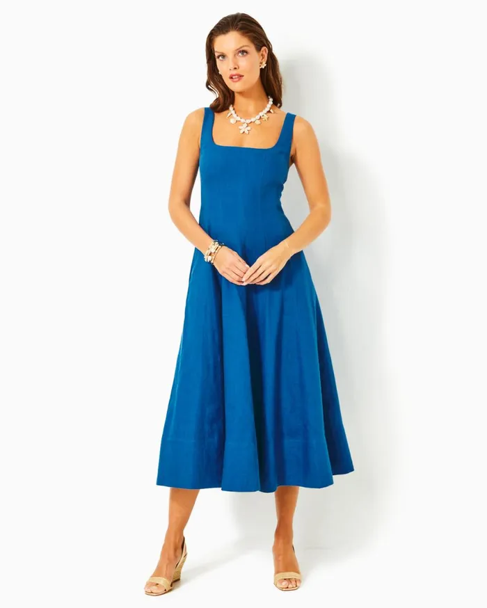 Women Lilly Pulitzer Dresses Bryson Maxi Dress Low Tide Navy Its Ofishell Women Lilly Pulitzer Dresses Bryson Maxi Dress Low Tide Navy Its Ofishell