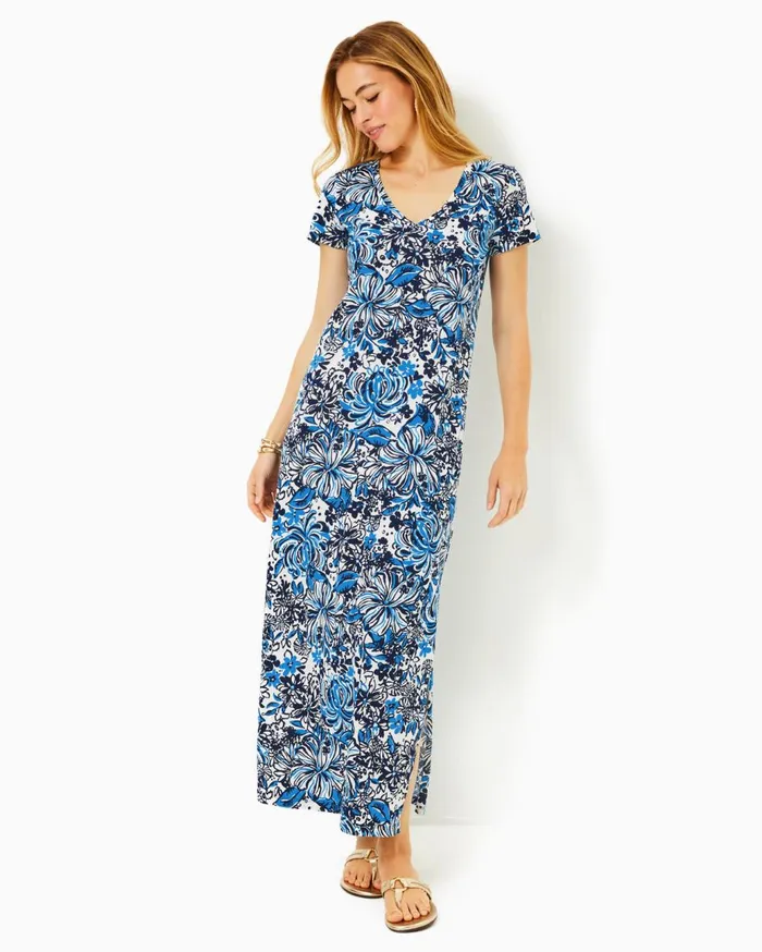 Women Lilly Pulitzer Dresses Bryson Maxi Dress Low Tide Navy Its Ofishell Women Lilly Pulitzer Dresses Bryson Maxi Dress Low Tide Navy Its Ofishell