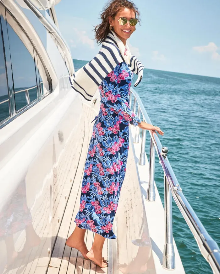 Women Lilly Pulitzer Dresses Bryson Maxi Dress Low Tide Navy Its Ofishell Women Lilly Pulitzer Dresses Bryson Maxi Dress Low Tide Navy Its Ofishell