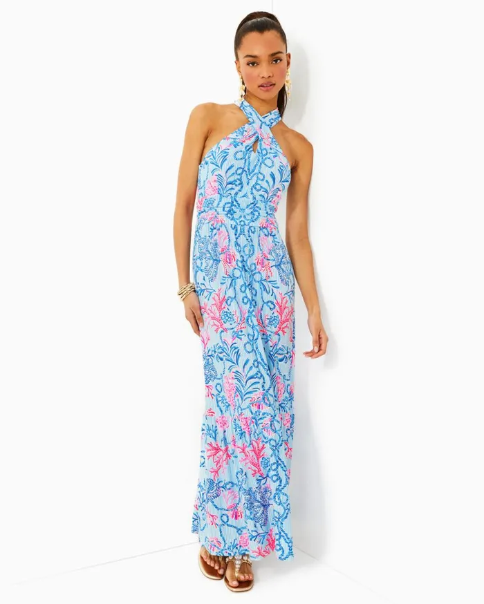 Women Lilly Pulitzer Dresses Bryson Maxi Dress Low Tide Navy Its Ofishell Women Lilly Pulitzer Dresses Bryson Maxi Dress Low Tide Navy Its Ofishell