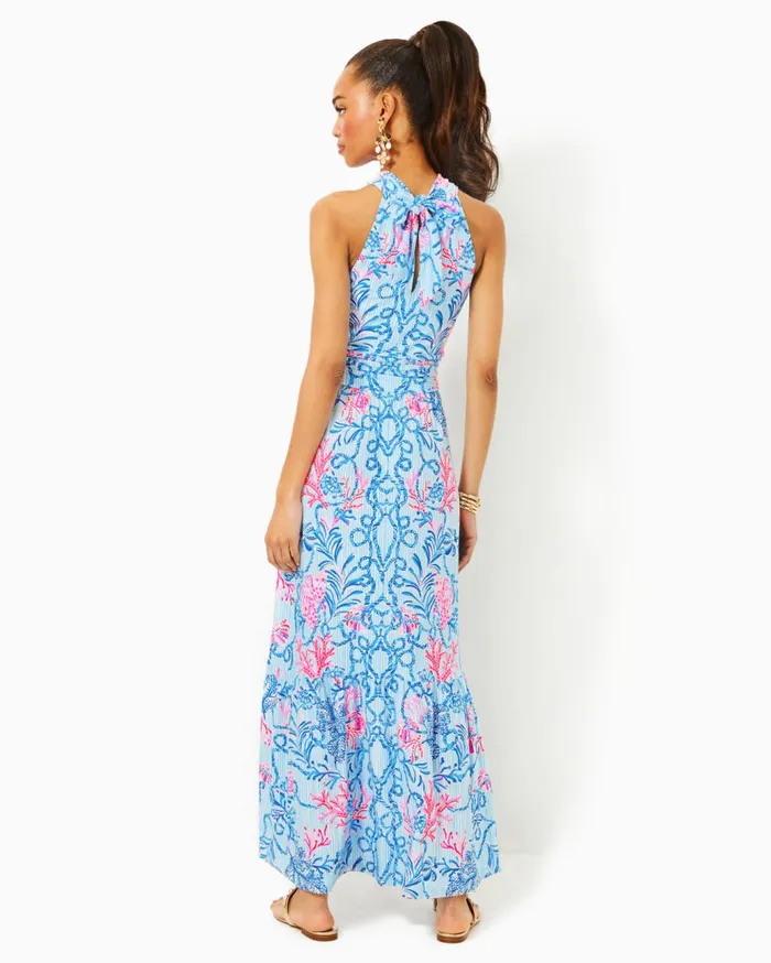 Women Lilly Pulitzer Dresses Bryson Maxi Dress Low Tide Navy Its Ofishell Women Lilly Pulitzer Dresses Bryson Maxi Dress Low Tide Navy Its Ofishell