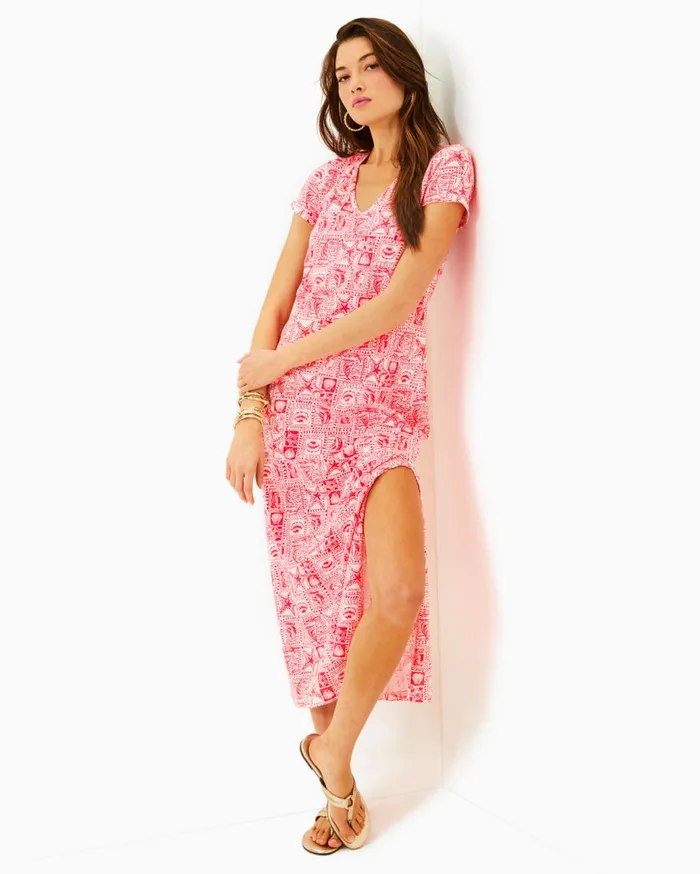 Women Lilly Pulitzer Dresses Bryson Maxi Dress Low Tide Navy Its Ofishell Women Lilly Pulitzer Dresses Bryson Maxi Dress Low Tide Navy Its Ofishell