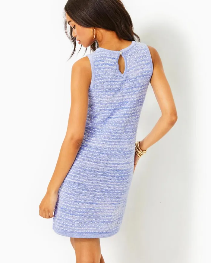 Women Lilly Pulitzer Dresses Carlow Sweater Dress Lark Lilac Metallic Marl Women Lilly Pulitzer Dresses Carlow Sweater Dress Lark Lilac Metallic Marl