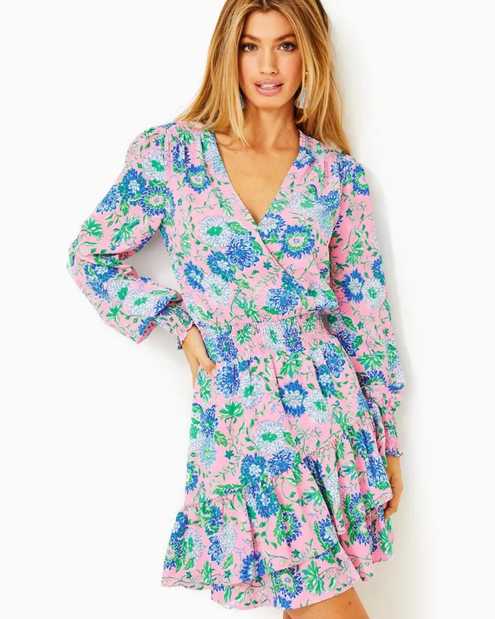 Women Lilly Pulitzer Dresses Cristiana Stretch Dress Conch Shell Pink Rumor Has It Women Lilly Pulitzer Dresses Cristiana Stretch Dress Conch Shell Pink Rumor Has It