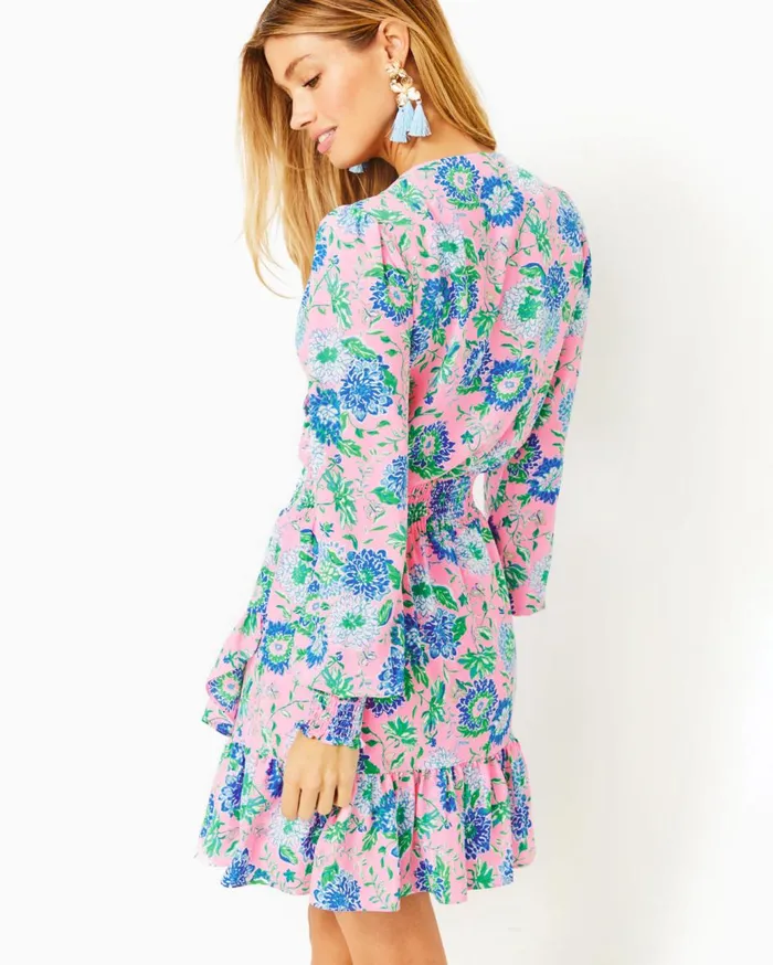 Women Lilly Pulitzer Dresses Cristiana Stretch Dress Conch Shell Pink Rumor Has It Women Lilly Pulitzer Dresses Cristiana Stretch Dress Conch Shell Pink Rumor Has It
