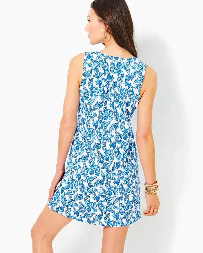 Women Lilly Pulitzer Dresses Dev Dress Resort White Shell Collector Women Lilly Pulitzer Dresses Dev Dress Resort White Shell Collector