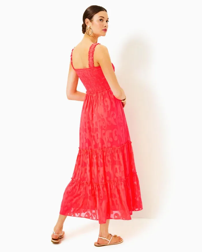 Women Lilly Pulitzer Dresses Jenette Halter Midi Dress Resort White Sealife Eyelet Women Lilly Pulitzer Dresses Jenette Halter Midi Dress Resort White Sealife Eyelet