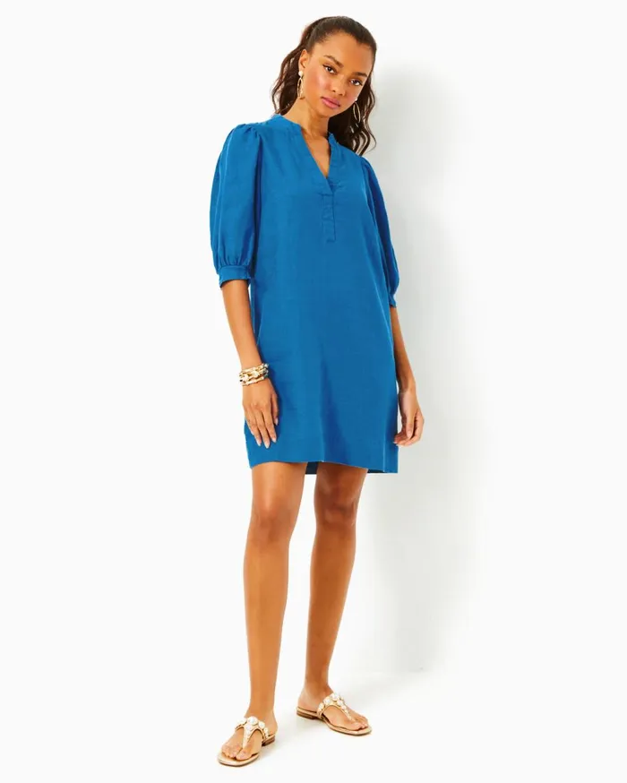 Women Lilly Pulitzer Dresses Shirelle Skirted Romper Las Olas Aqua Strong Current Sea Women Lilly Pulitzer Dresses Shirelle Skirted Romper Las Olas Aqua Strong Current Sea