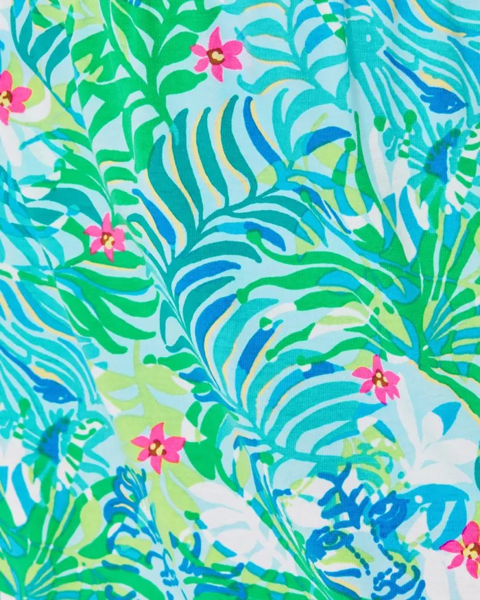 Women Lilly Pulitzer Dresses Shirelle Skirted Romper Las Olas Aqua Strong Current Sea Women Lilly Pulitzer Dresses Shirelle Skirted Romper Las Olas Aqua Strong Current Sea