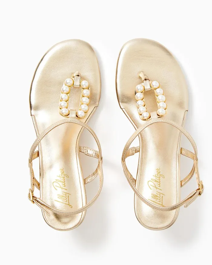 Women Lilly Pulitzer Shoes Good As Gold Pearl Wedge Gold Metallic Women Lilly Pulitzer Shoes Good As Gold Pearl Wedge Gold Metallic