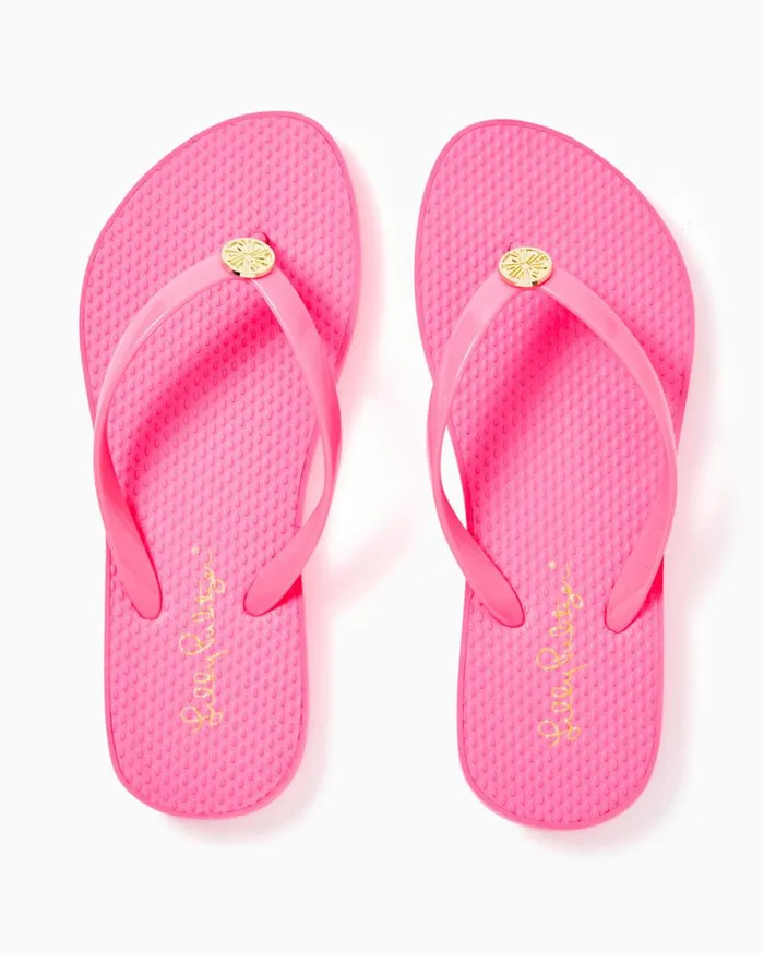 Women Lilly Pulitzer Shoes Pool Flip Flop Mizner Red Women Lilly Pulitzer Shoes Pool Flip Flop Mizner Red