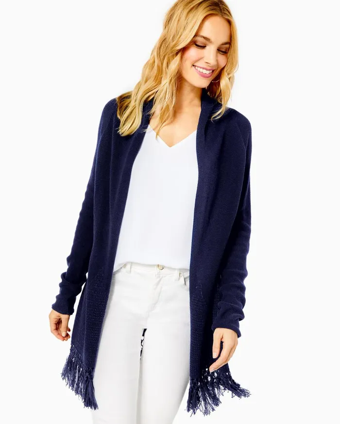 Women Lilly Pulitzer Tops Tatum Cardigan Resort White Women Lilly Pulitzer Tops Tatum Cardigan Resort White