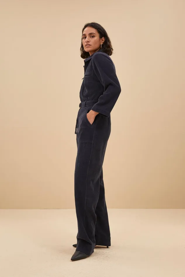 Women Louise Cord Suit Midnight Bybar Jumpsuits