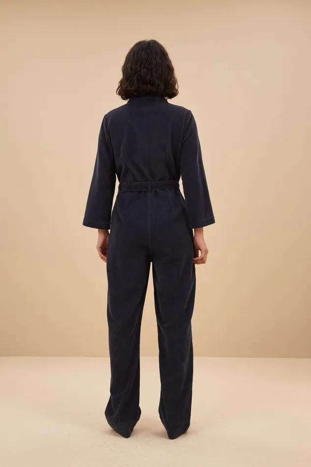 Women Louise Cord Suit Midnight Bybar Jumpsuits