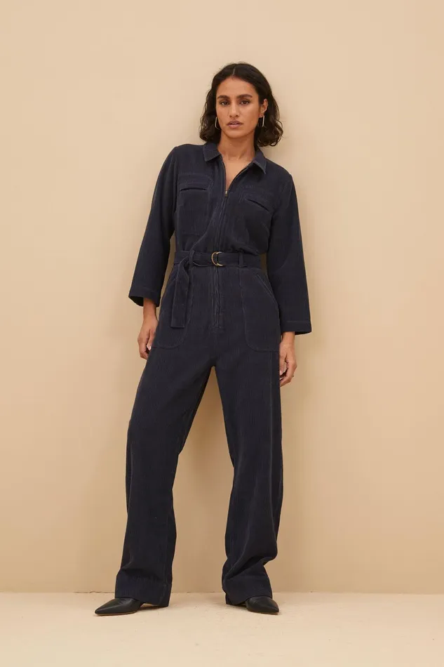 Women Louise Cord Suit Midnight Bybar Jumpsuits