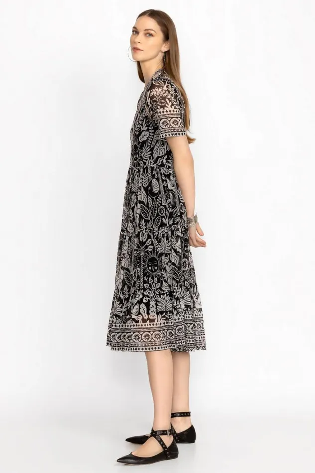 Women LUCIANA MESH TIERED DRESS Luciana Johnny Was Dresses Women LUCIANA MESH TIERED DRESS Luciana Johnny Was Dresses