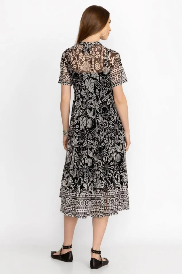 Women LUCIANA MESH TIERED DRESS Luciana Johnny Was Dresses Women LUCIANA MESH TIERED DRESS Luciana Johnny Was Dresses
