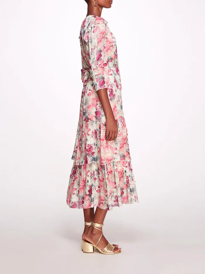 Women Marchesa Dresses Amber Ivory Multi