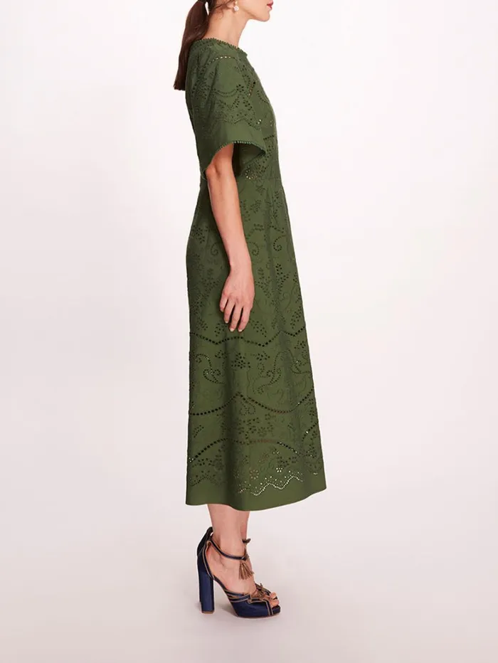 Women Marchesa Dresses Dhalia Midi Dress Green Women Marchesa Dresses Dhalia Midi Dress Green