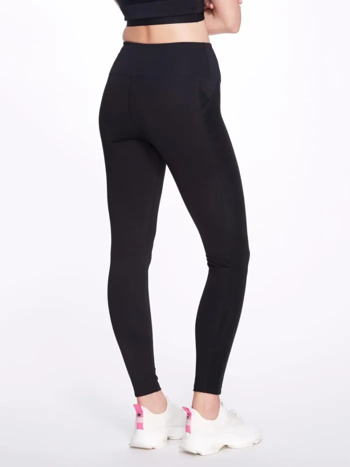 Women Marchesa Marchesa Active Women039s Mid Rise FullLength Black Leggings Black