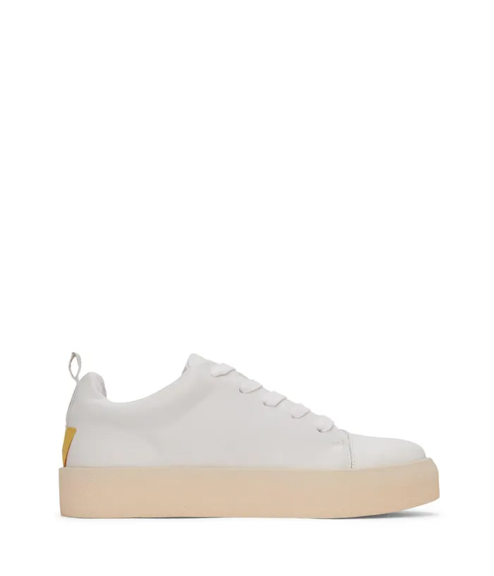 Women Marci Vegan Sneakers Whiyellow Matt and Nat Sneakers