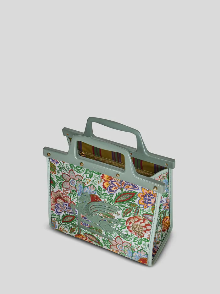 Women Medium Floral Jacquard Love Trotter Bag Etro Love Trotter