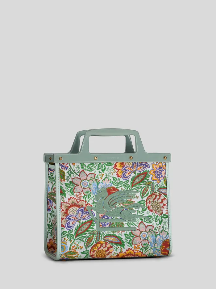 Women Medium Floral Jacquard Love Trotter Bag Etro Love Trotter
