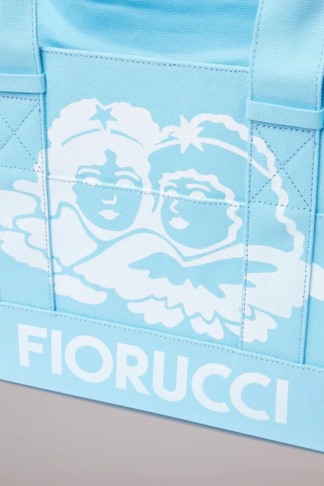 WomenMen Fiorucci Bags Angels Tote Bag Blue WomenMen Fiorucci Bags Angels Tote Bag Blue