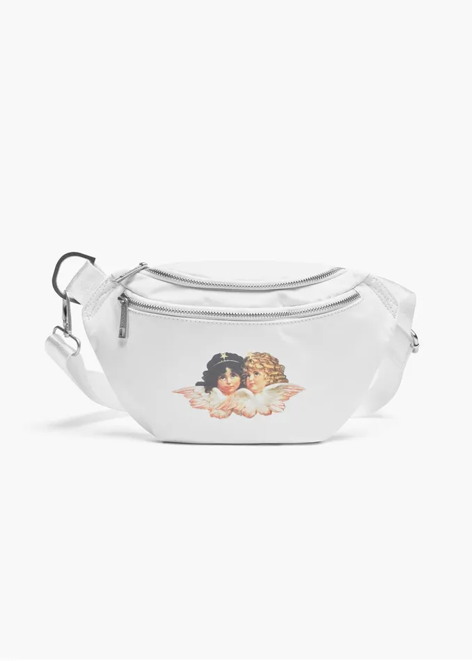 WomenMen Fiorucci Bags Icon Angels Bum Bag White
