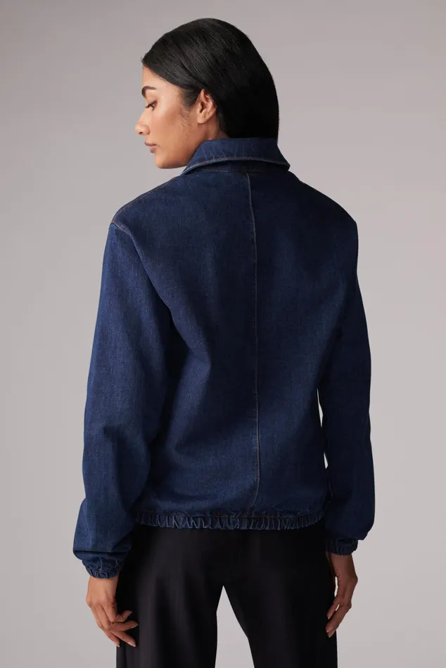 WomenMen Fiorucci Jeans and Denim Unisex Logo Patch Denim Jacket Mid Wash WomenMen Fiorucci Jeans and Denim Unisex Logo Patch Denim Jacket Mid Wash
