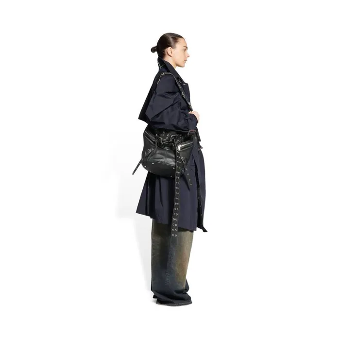 WomenMen Handbags Balenciaga Emo Bucket Bag In Black