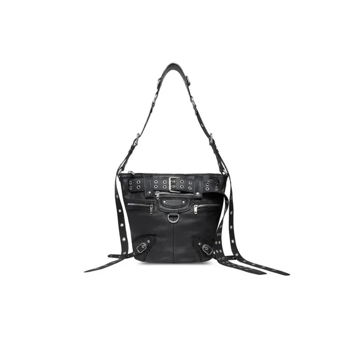 WomenMen Handbags Balenciaga Emo Bucket Bag In Black