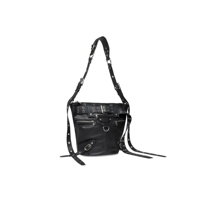 WomenMen Handbags Balenciaga Emo Bucket Bag In Black