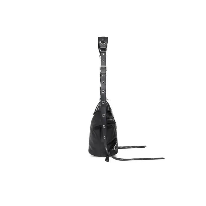 WomenMen Handbags Balenciaga Emo Bucket Bag In Black