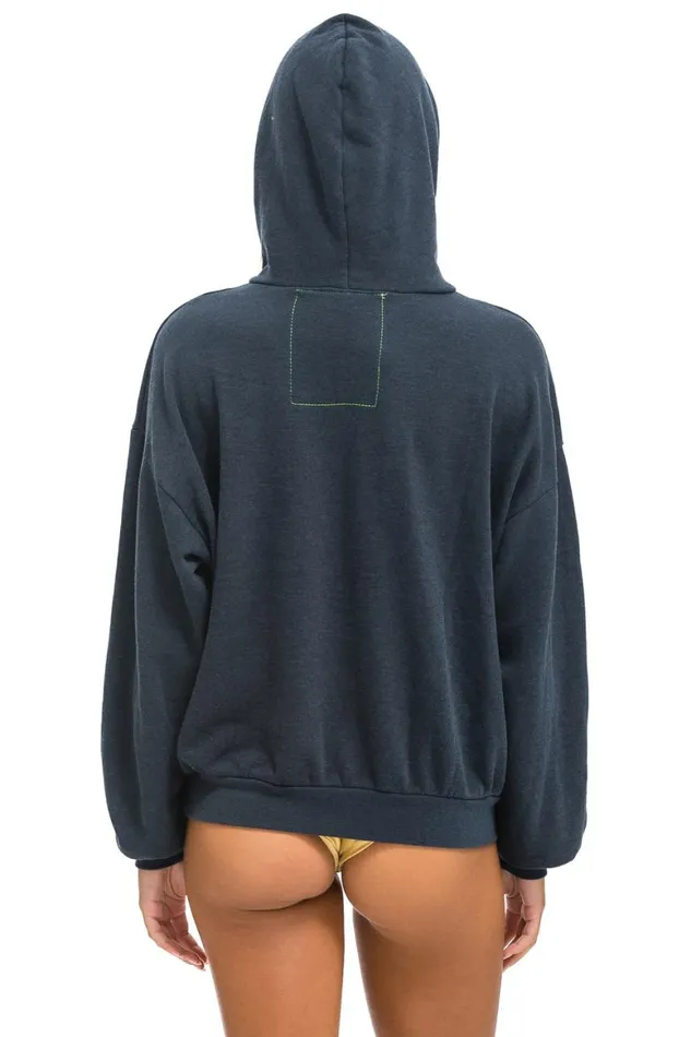 WomenMen Hoodies Aviator Nation Nashville Music City Pullover Hoodie Relaxed 8211 Charcoal