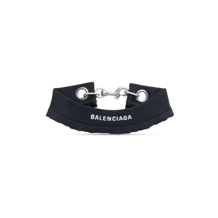WomenMen Necklaces Balenciaga Collar Choker In Black Faded